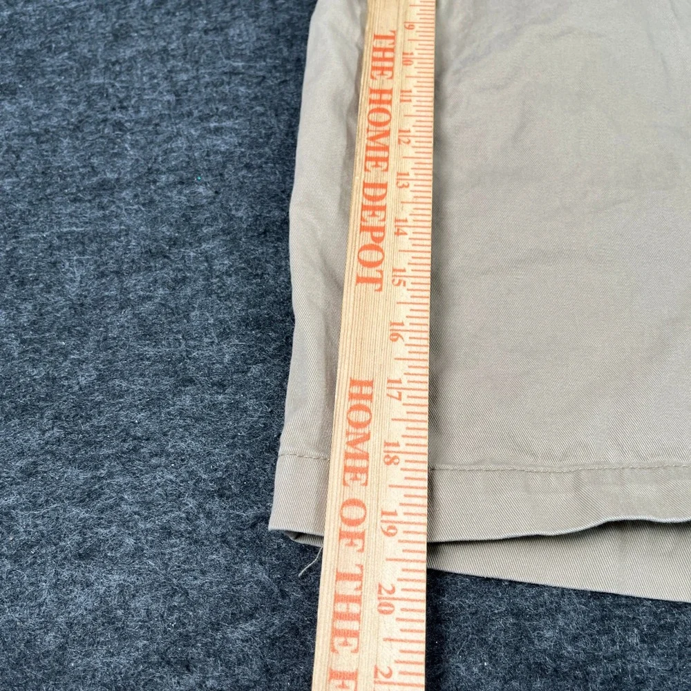 Vintage Polo Ralph Lauren Tyler Chino Shorts Mens 34 Beige Cotton Pleated Front